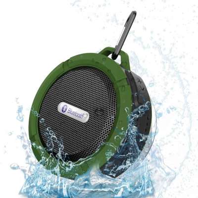 Colorful round Popular style underwater home bathroom audio mini speaker